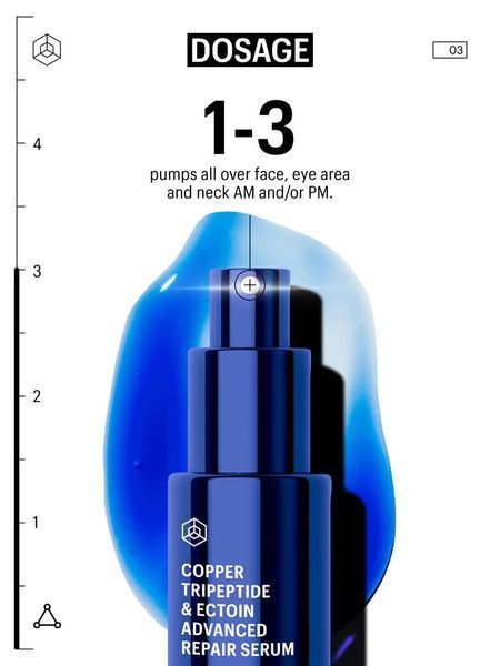 Сироватка відновлююча Copper Tripeptide & Ectoin Advanced Repair Serum PCTRS030EN01 фото
