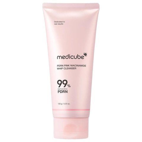 Очищувальна пінка з полінуклеотидами та ніацинамідом Medicube PDRN Pink Niacinamide Whip Cleanser 2033 фото