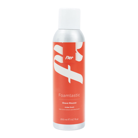 FLER мус для гоління з екстрактом моркви та олією ши Foamtastic Amber Shave Mousse, 200 ml FOA-AMB-200 фото