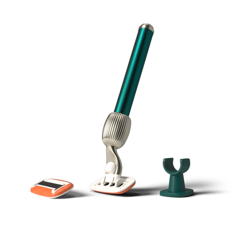 FLER стартовий набір засобів для гоління The Razor Starter Set &ndash; Pine &ndash; Deep and Elegant &ndash; сосна &ndash; глибокий та елегантний RAZ-SET-P фото